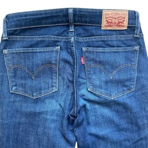 Levi’s women classic blue denim 715 bootcut jeans mid rise size 26